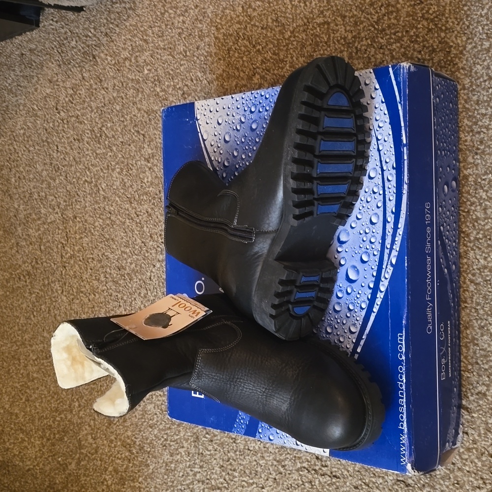 Bos. & Co. Women's boots, black, size 9.5
